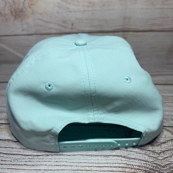 RARE 2F7 Teal Morgan Wallen Duck Rope Hat Hunting Outdoors Trucker Adjustable - Picture 3 of 6